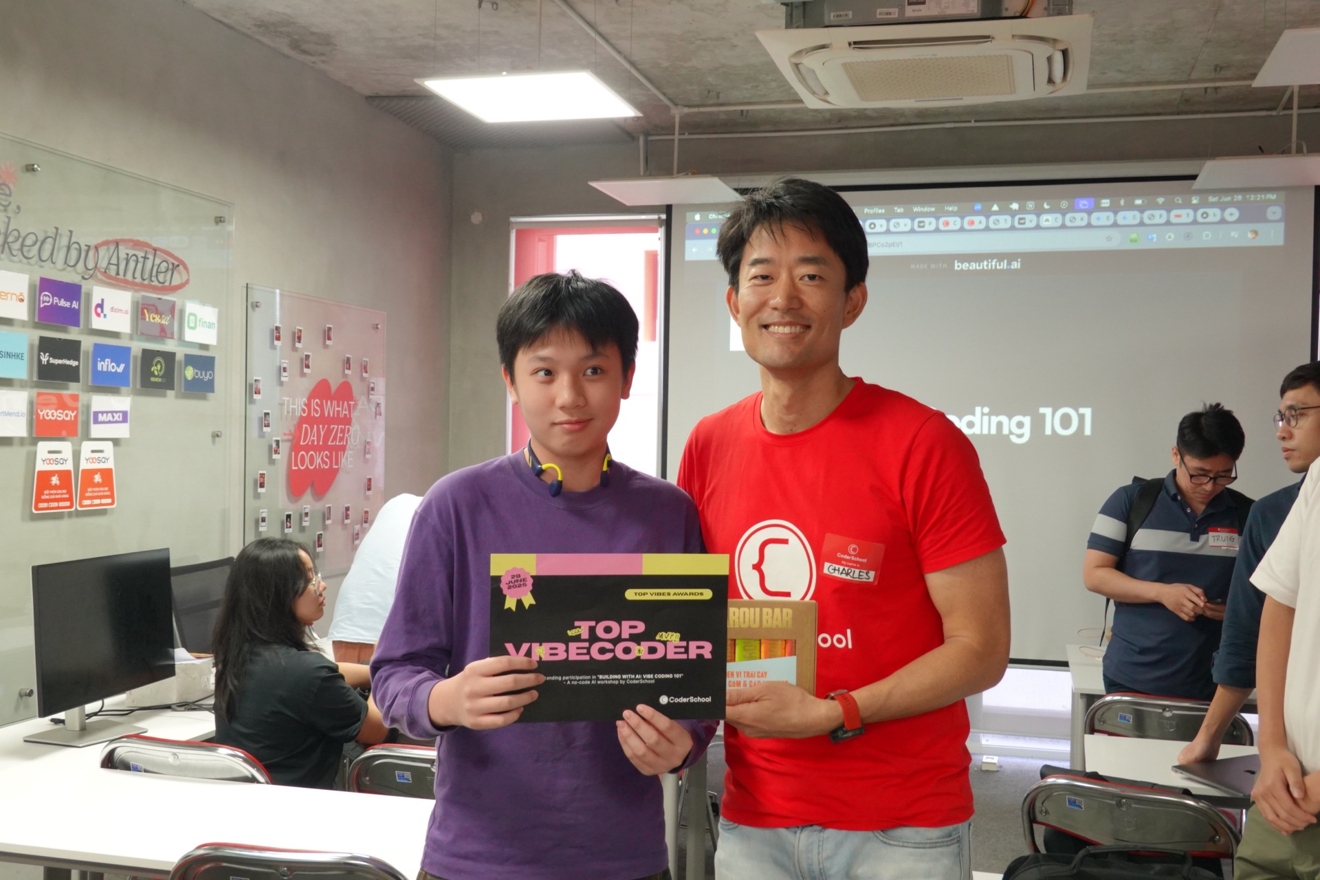 Hands-on coding workshop session